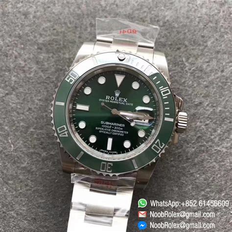 rolex submariner hulk noob v9|rolex hulk submariner dial.